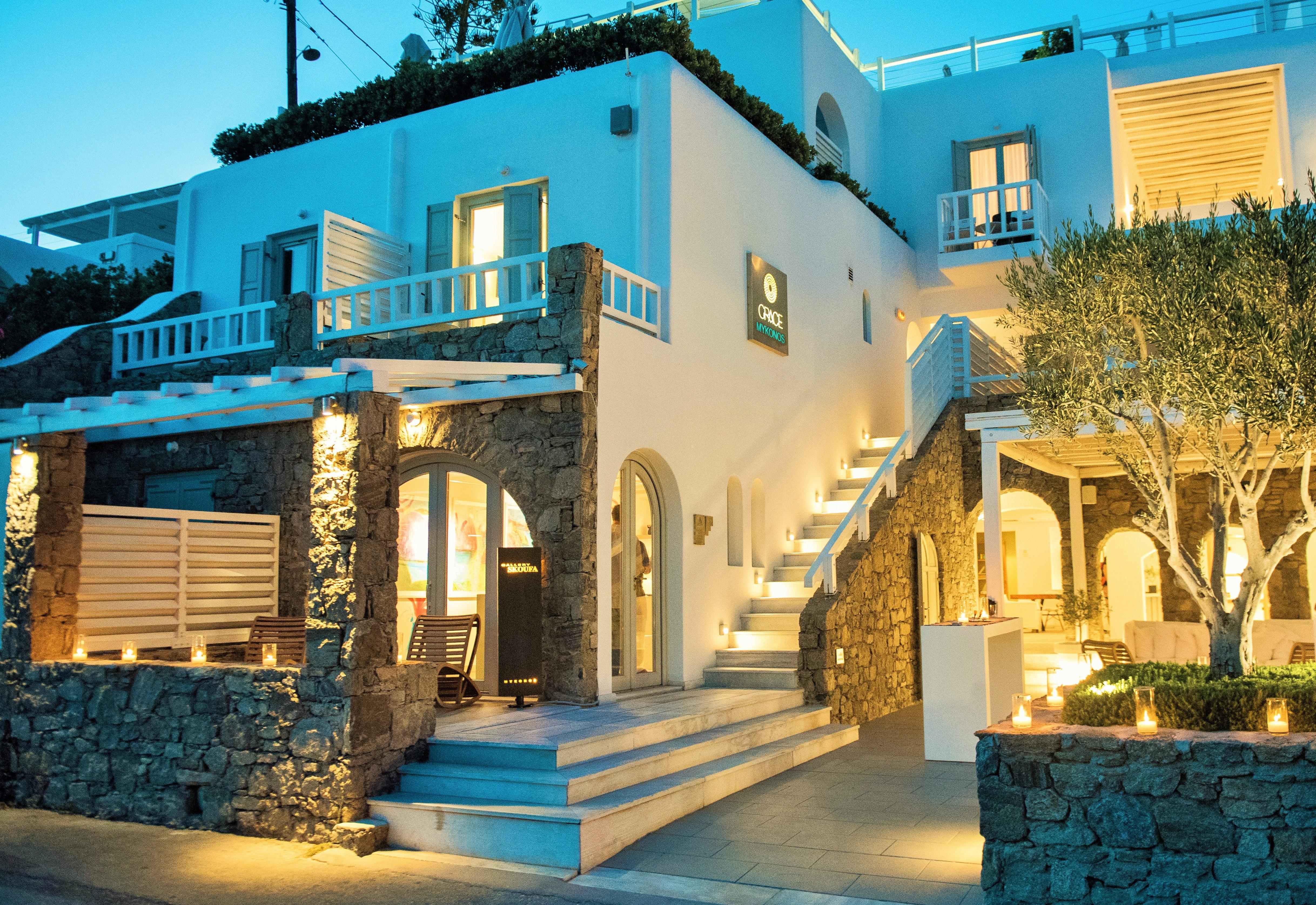 Grace Mykonos Hotell Agios Stefanos  Eksteriør bilde